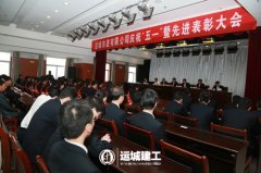 <b>公司召開慶?！拔逡弧濒邉谀Ｏ冗M表彰大會</b>